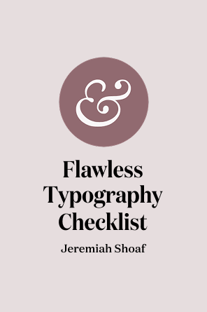 Screenshot of Flawless Typography Checklist